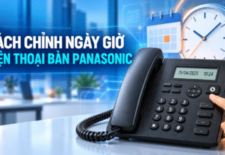 Cách chỉnh ngày giờ điện thoại bàn Panasonic theo từng dòng máy