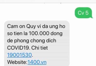 Cách Nhắn Tin Ủng Hộ Qua 1407