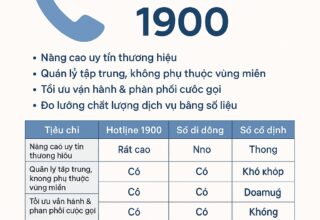 Hotline 1900 – Bí quyết nâng cấp thương hiệu của doanh nghiệp thời đại số.