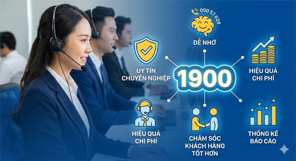 lợi ích khi sử dụng đầu số 1900 là gì