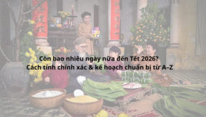 Còn bao nhiêu ngày nữa đến Tết 2026