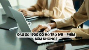 Đầu số 1900 có hỗ trợ IVR – phím bấm không