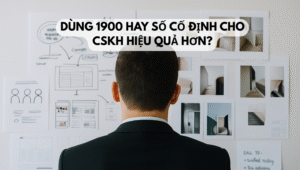 Dùng 1900 hay số cố định cho CSKH hiệu quả hơn
