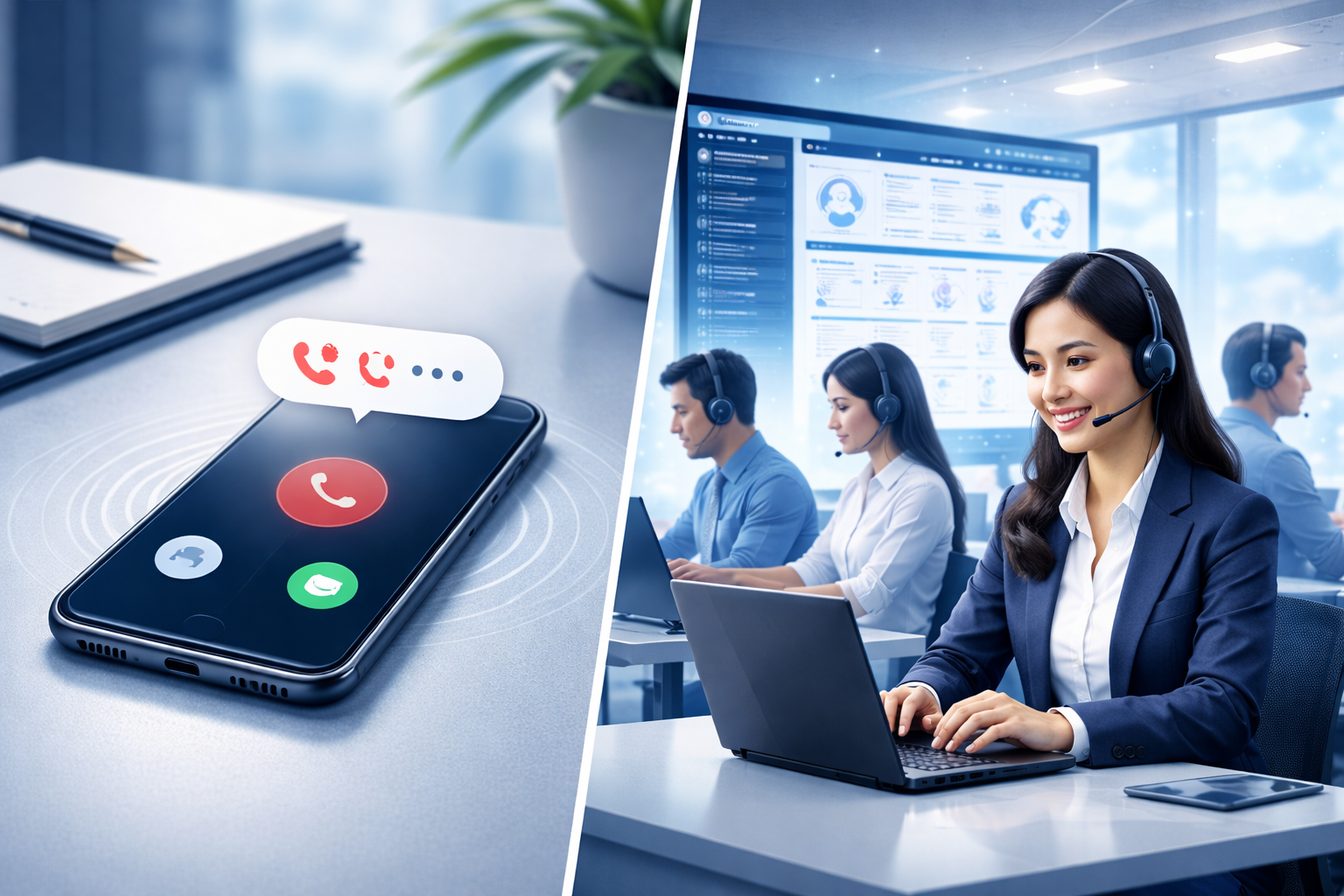Dùng tổng đài hay chỉ dùng hotline di động?