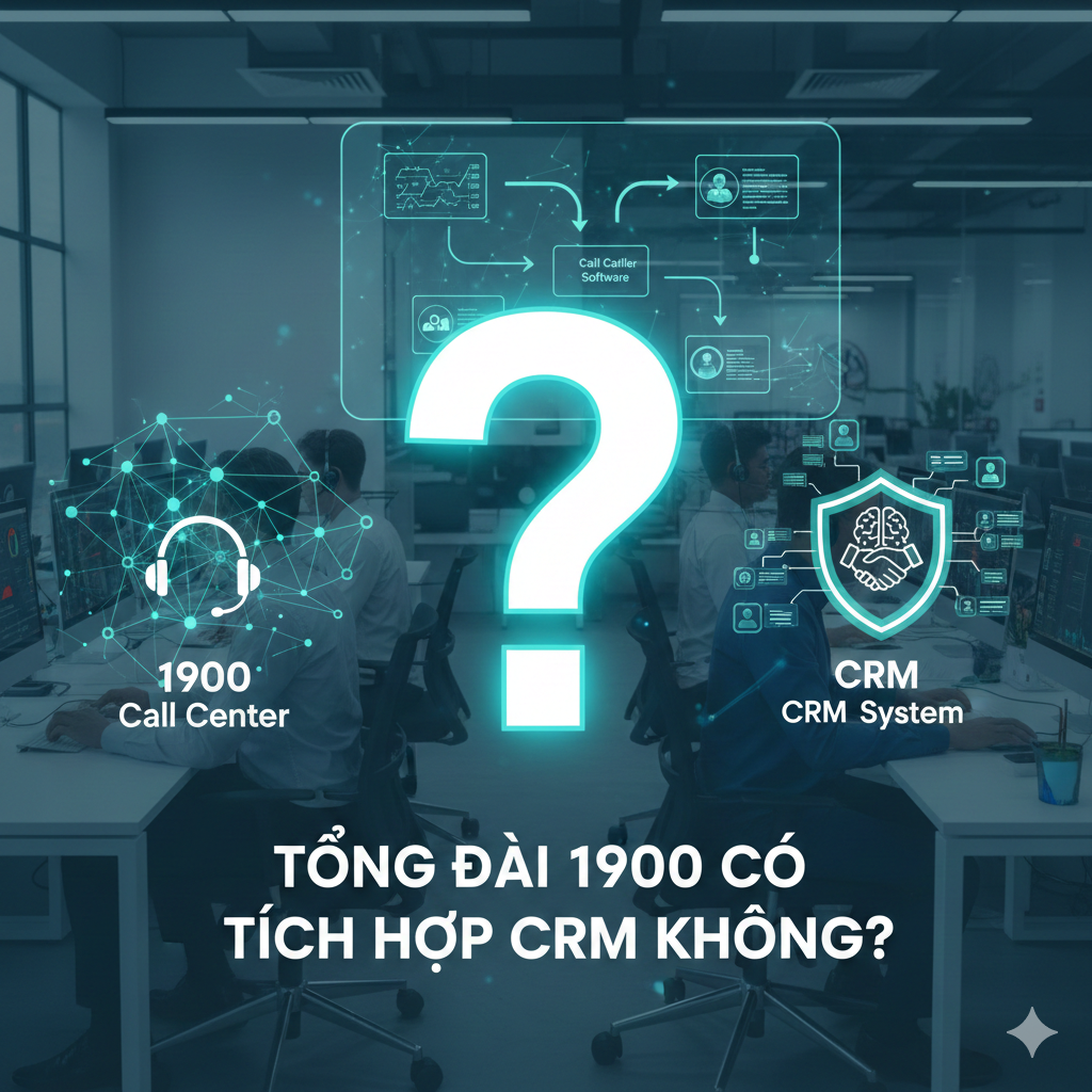 Tổng đài 1900 có tích hợp CRM không?
