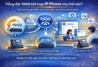 Tổng đài 1900 kết hợp IP Phone như thế nào?