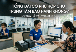 Tổng đài có phù hợp cho trung tâm bảo hành không