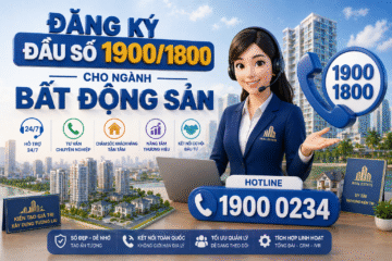 Đăng ký đầu số 1900/1800 cho ngành bất động sản
