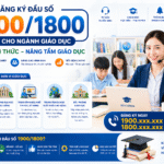 Đăng ký đầu số 1900/1800 cho ngành giáo dục