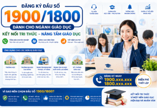 Đăng ký đầu số 1900/1800 cho ngành giáo dục