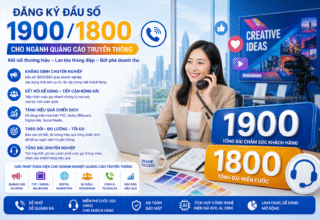 Đăng ký đầu số 1900/1800 cho ngành quảng cáo truyền thông