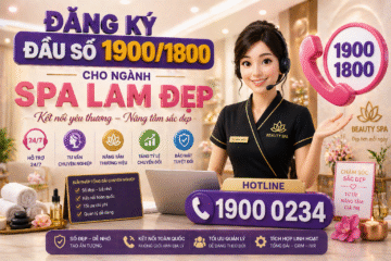 Đăng ký đầu số 1900/1800 cho ngành spa làm đẹp