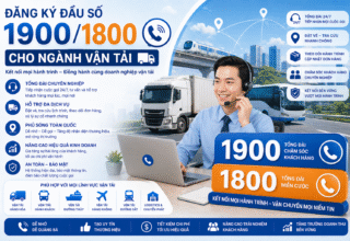 Đăng ký đầu số 1900/1800 cho ngành vận tải