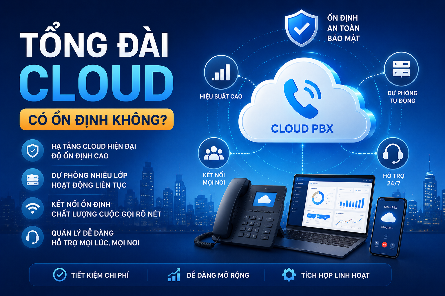 Tổng đài cloud có ổn định không?