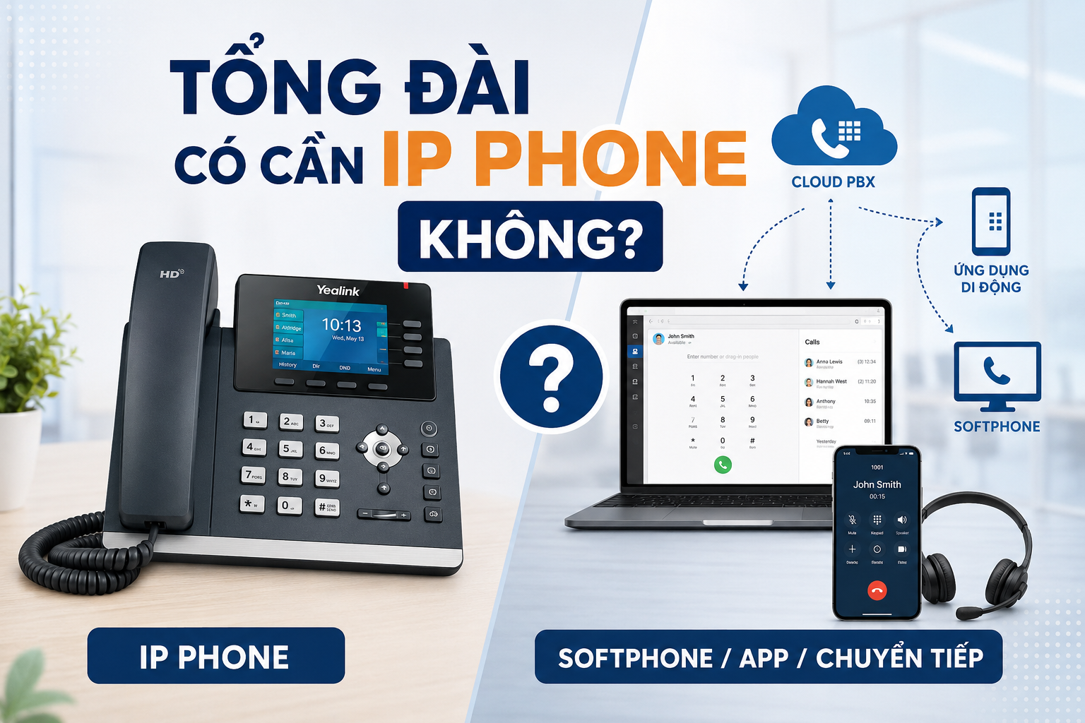 Tổng đài có cần IP Phone không? 