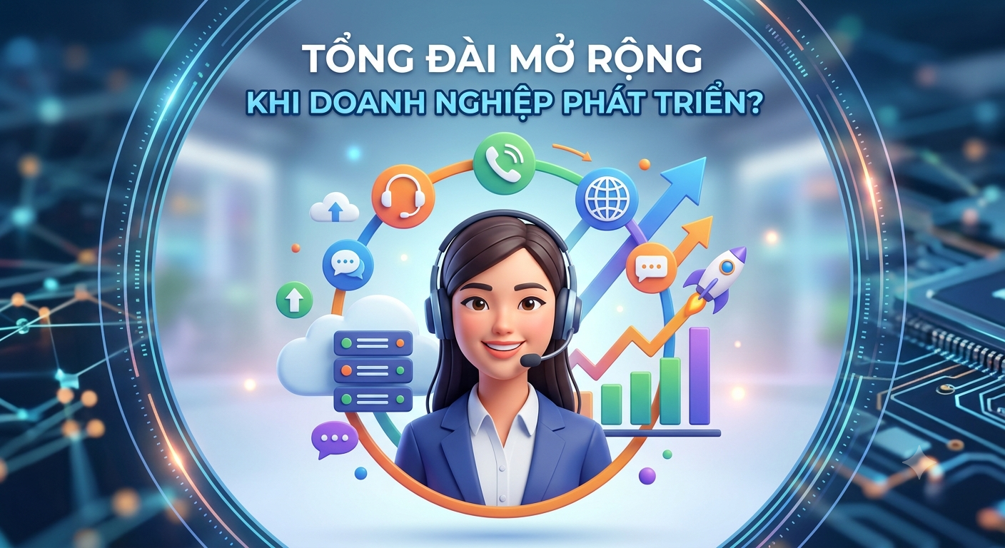 Tổng đài có thể mở rộng khi doanh nghiệp phát triển không?