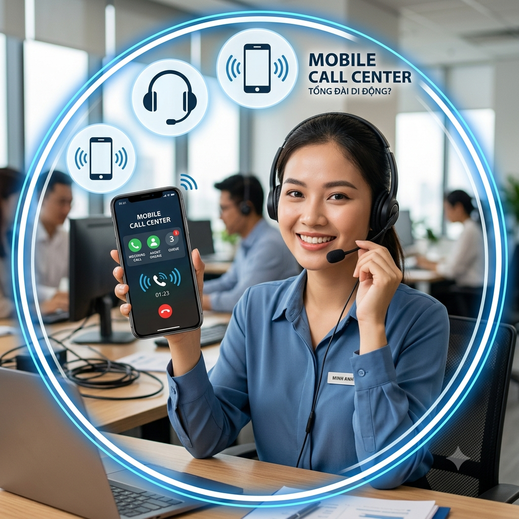 Tổng đài có thể dùng trên điện thoại di động không
