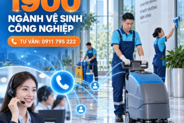 Đăng ký đầu số 1900 cho ngành vệ sinh công nghiệp