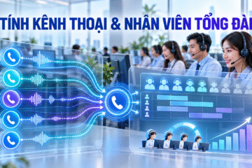 Cách tính số lượng kênh thoại và nhân viên trực tổng đài