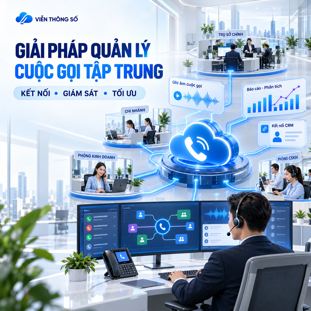 Giải pháp quản lý cuộc gọi tập trung